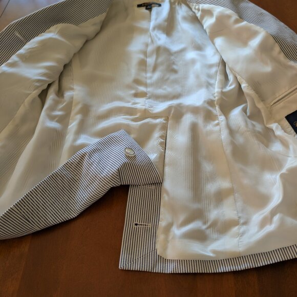 Brooks Brothers Stellita Fit Seersucker Blazer - Picture 10 of 13